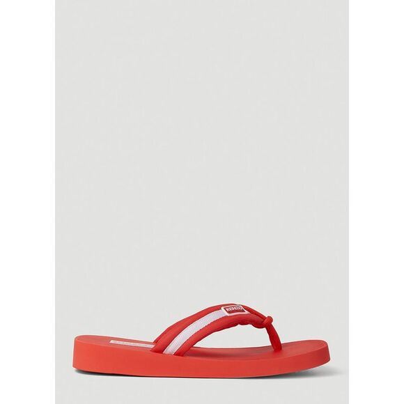 Kenzo Women Logo Patch Flip Flops